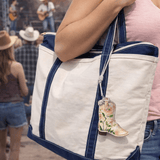 Boot Bag Charm- Floral - Lizzy G's Fine Gifts