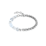 Bracelet Cube Nexus Silver - White - Lizzy G's Fine Gifts
