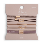 Bracelet Hair Tie - Faith - Lizzy G's Fine Gifts