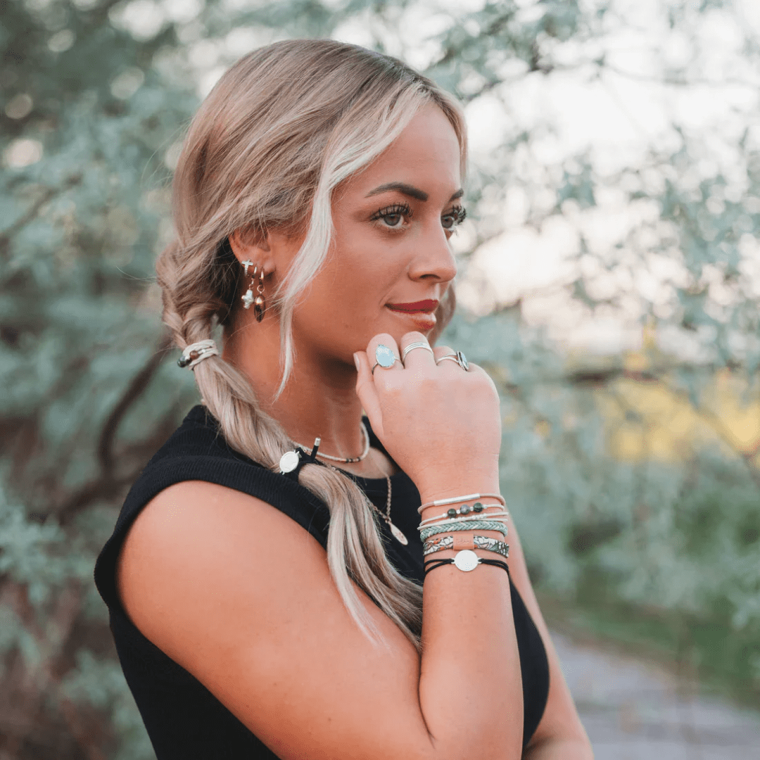 Bracelet Hair Ties - Flourish - Lizzy G's Fine Gifts