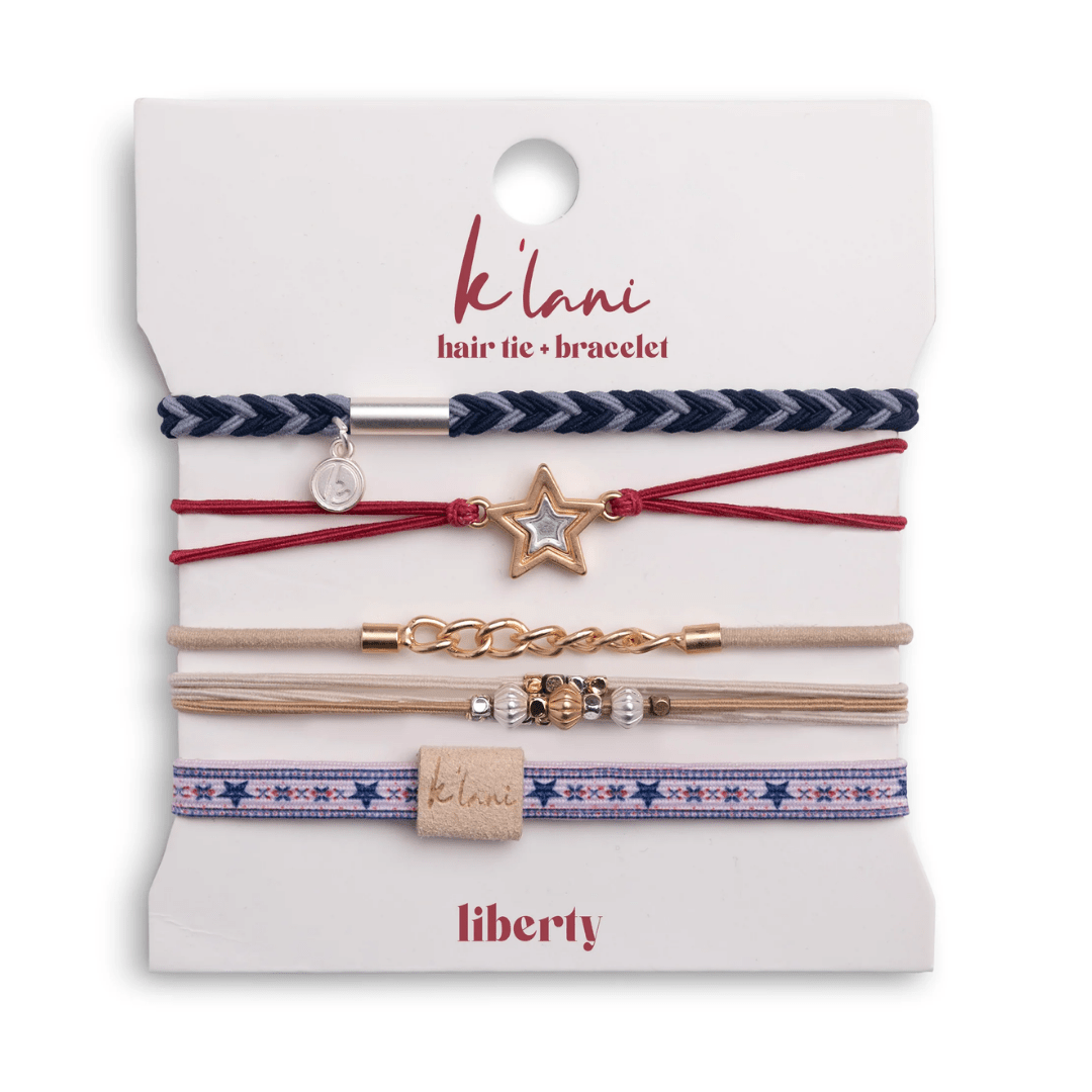 Bracelet Hair Ties - Liberty - Lizzy G's Fine Gifts