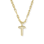 Bubble Letter Pendant Necklace - Lizzy G's Fine Gifts