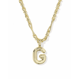 Bubble Letter Pendant Necklace - Lizzy G's Fine Gifts