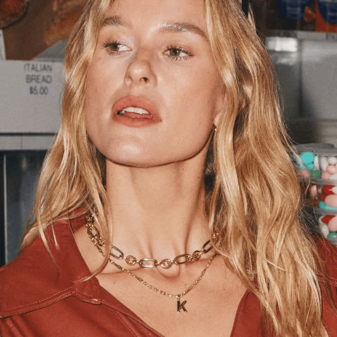 Bubble Letter Pendant Necklace - Lizzy G's Fine Gifts