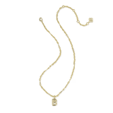 Bubble Letter Pendant Necklace - Lizzy G's Fine Gifts