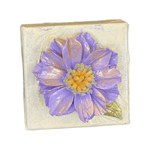 Cactus Bloom Sculpted Art Block - 4x4 - Lizzy G's Fine Gifts