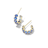 Cailin Crystal Birthstone Huggie Earrings - Lizzy G's Fine Gifts