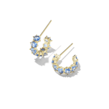 Cailin Crystal Birthstone Huggie Earrings - Lizzy G's Fine Gifts
