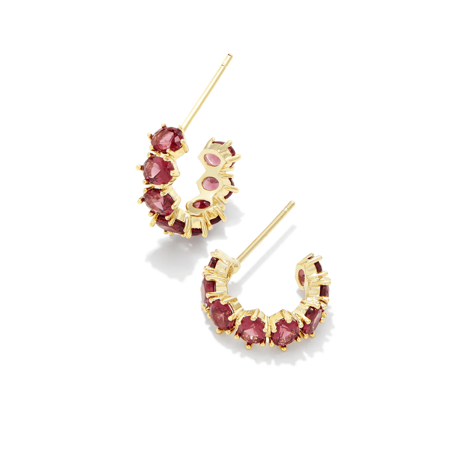 Cailin Crystal Birthstone Huggie Earrings - Lizzy G's Fine Gifts