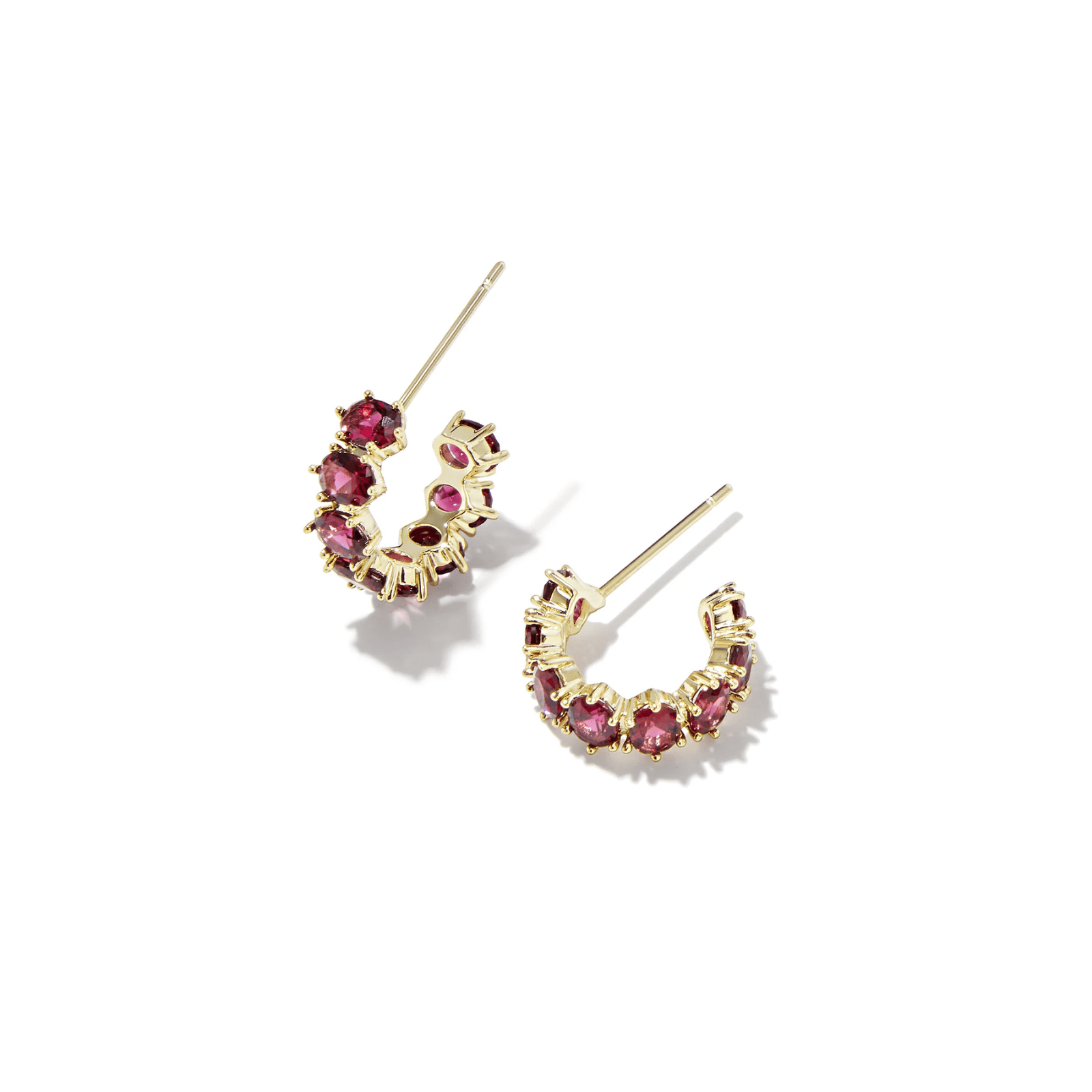 Cailin Crystal Birthstone Huggie Earrings - Lizzy G's Fine Gifts
