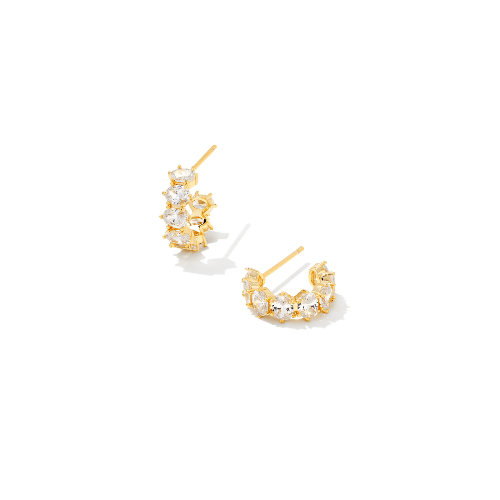 Cailin Crystal Birthstone Huggie Earrings - Lizzy G's Fine Gifts