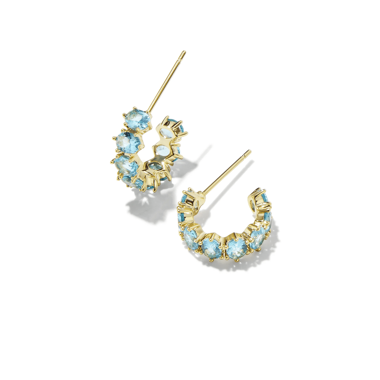 Cailin Crystal Birthstone Huggie Earrings - Lizzy G's Fine Gifts