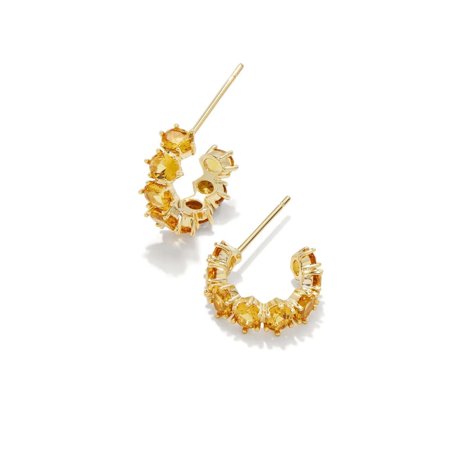 Cailin Crystal Birthstone Huggie Earrings - Lizzy G's Fine Gifts