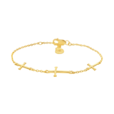 Calvary Cross Bracelet - Lizzy G's Fine Gifts