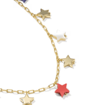 Camila Strand Necklace - Red White Blue - Lizzy G's Fine Gifts