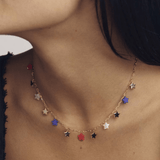Camila Strand Necklace - Red White Blue - Lizzy G's Fine Gifts