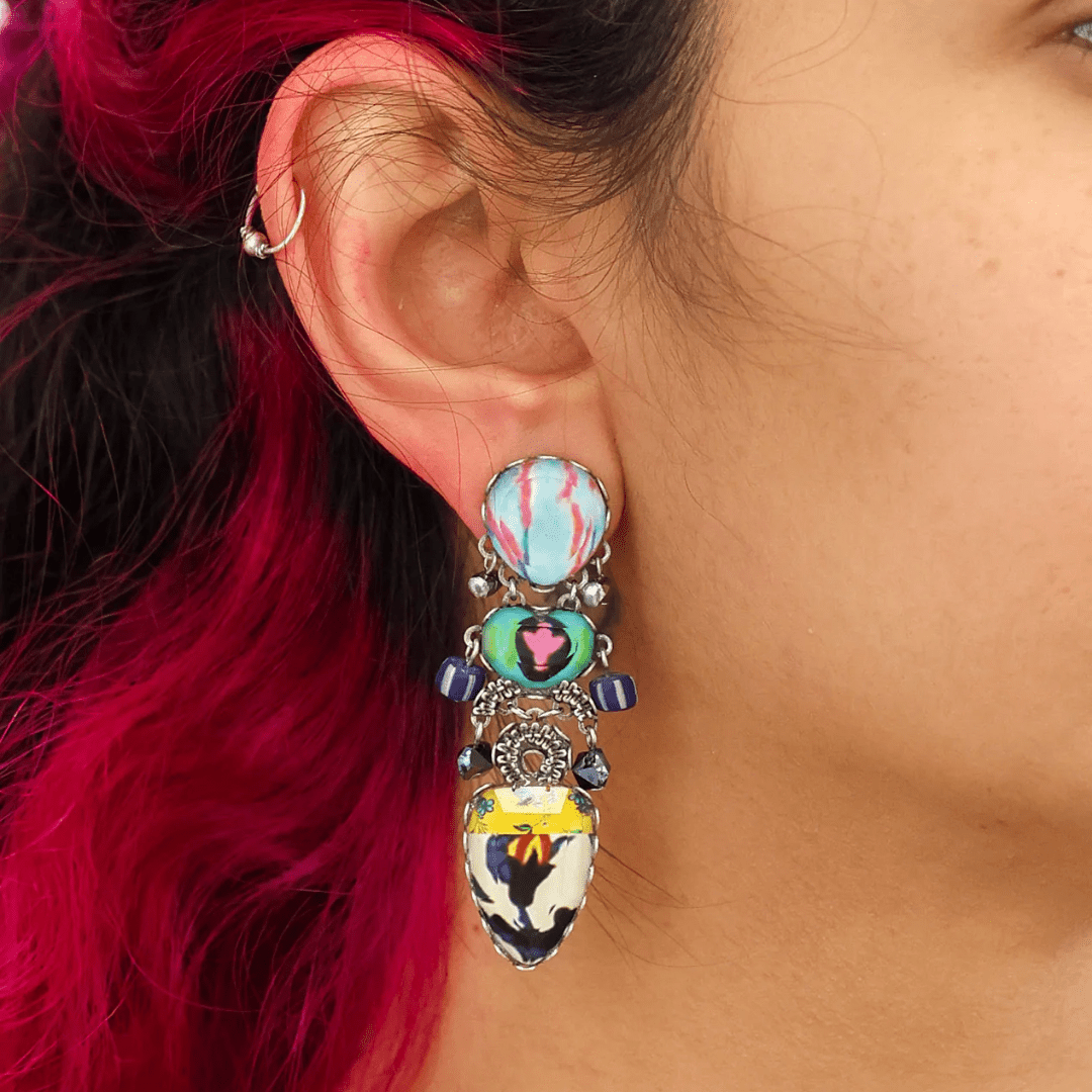 Candy Twist Earrings - Treat - Lizzy G's Fine Gifts