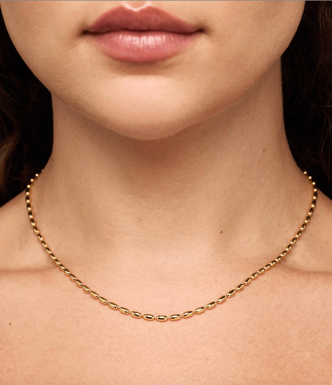 Capri Ball Chain Necklace - Lizzy G's Fine Gifts