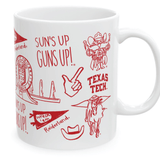 Ceramic Mug 11 oz - Texas Tech - Lizzy G's Fine Gifts