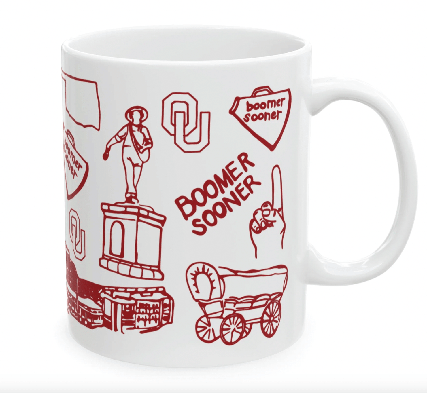 Ceramic Mug 11oz - OU - Lizzy G's Fine Gifts