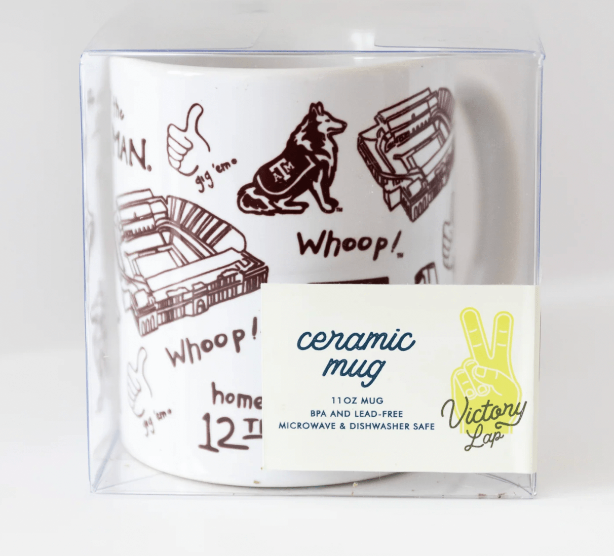 Ceramic Mug 11oz - Texas A&M - Lizzy G's Fine Gifts