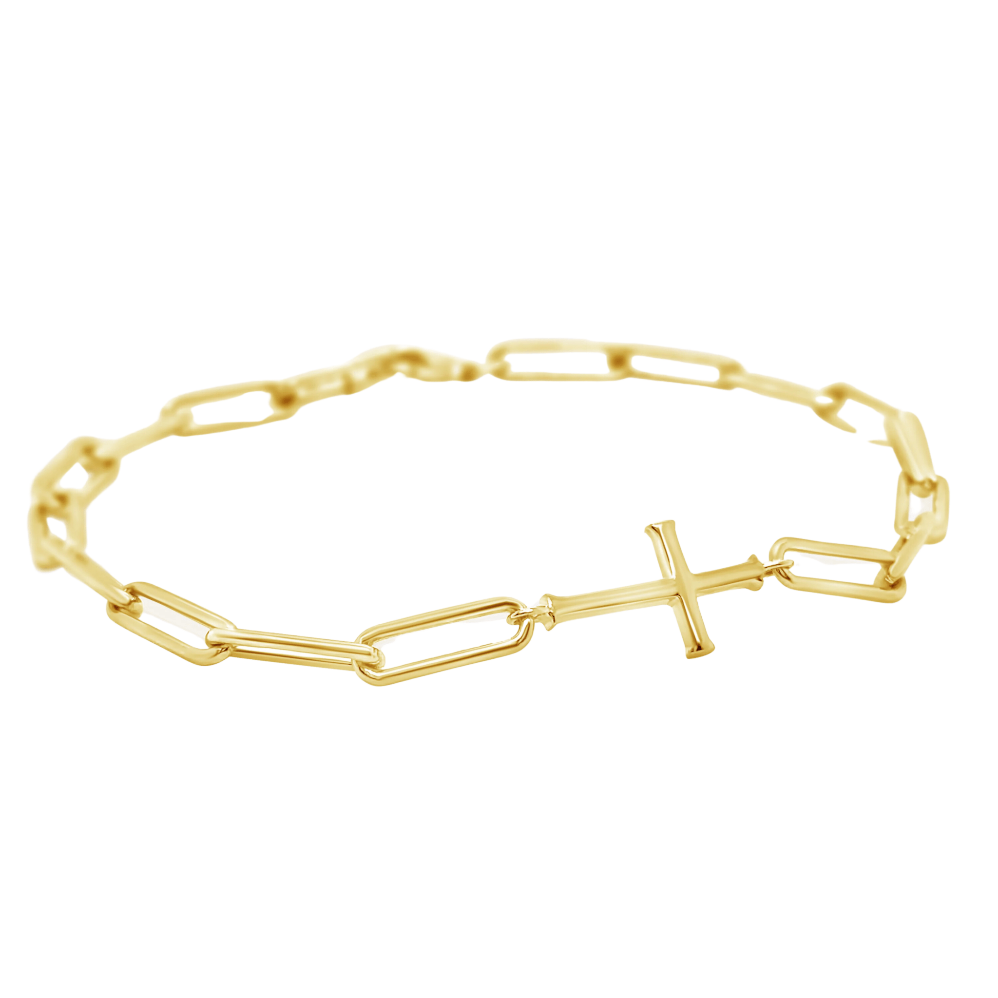 Chain Breaker Cross Bracelet - Lizzy G's Fine Gifts