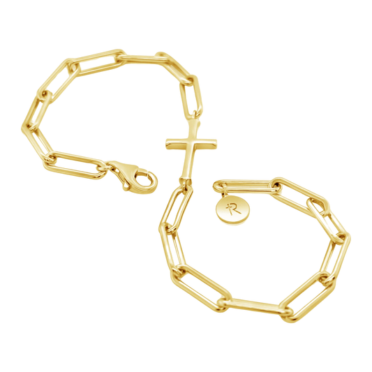 Chain Breaker Cross Bracelet - Lizzy G's Fine Gifts