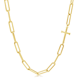 Chain Breaker Cross Necklace - Lizzy G's Fine Gifts