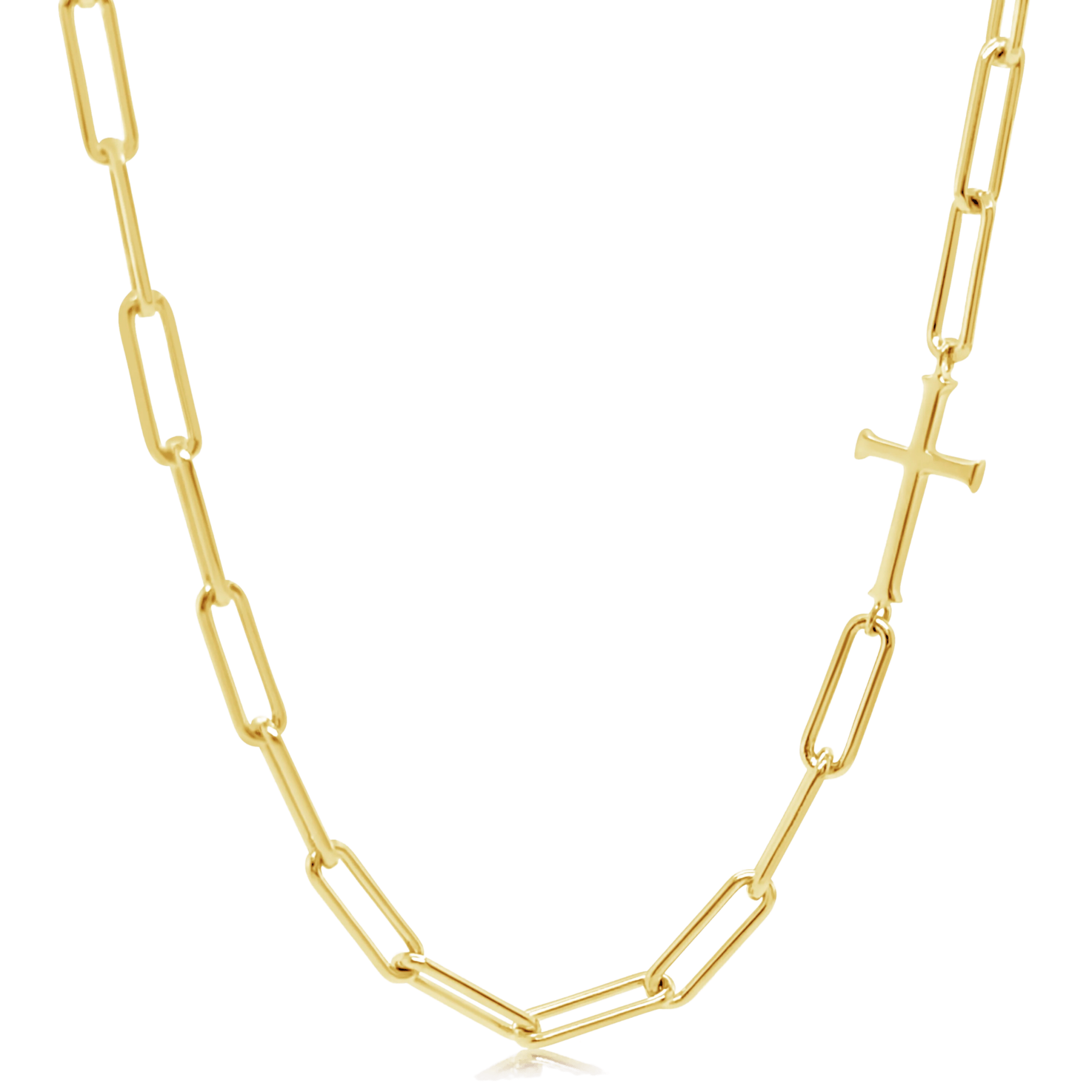 Chain Breaker Cross Necklace - Lizzy G's Fine Gifts