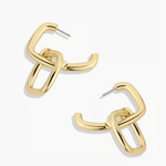 Charlie Drop Hoop Earrings - Lizzy G's Fine Gifts