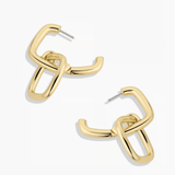 Charlie Drop Hoop Earrings - Lizzy G's Fine Gifts
