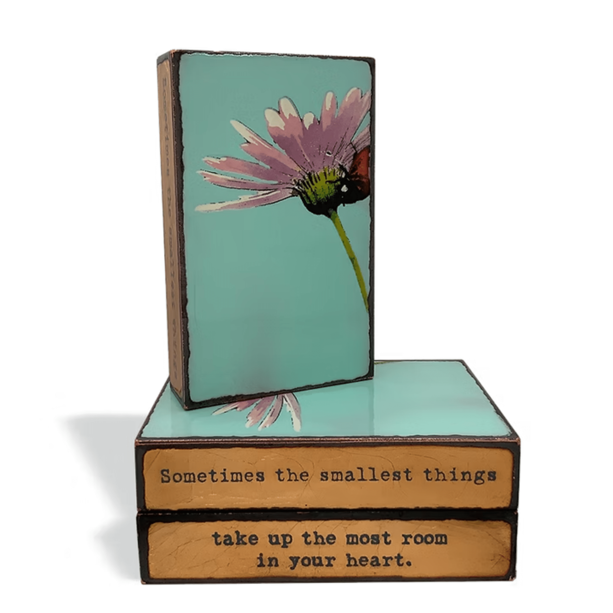 Cherish - 266 - Copper Art Block - Lizzy G's Fine Gifts