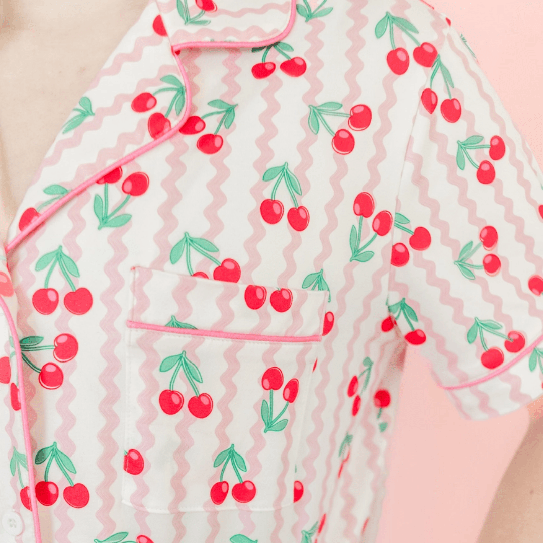 Cherry on Top Pajama Shorts Set - Lizzy G's Fine Gifts