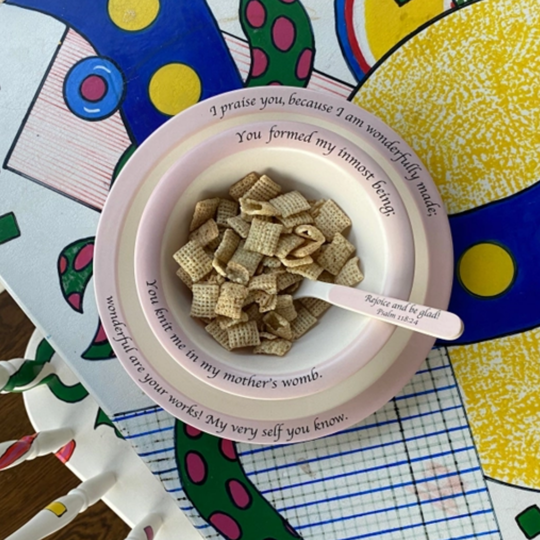 Children's Scripture Dinnerware Set - Lizzy G's Fine Gifts