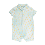 Chirping Chicks Gingham Button Up Romper - Lizzy G's Fine Gifts