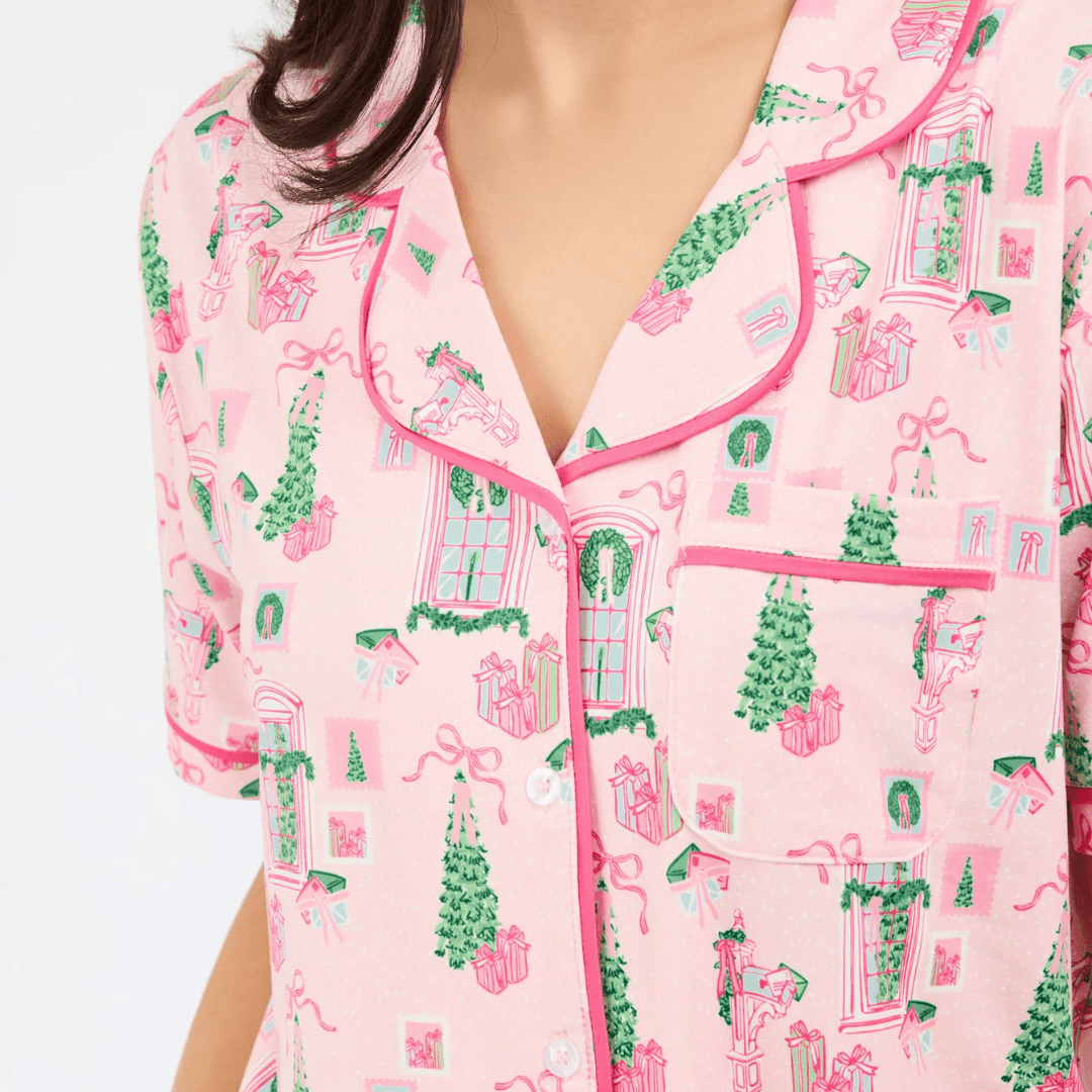 Christmas Cottage Women's Pajama Set - Lizzy G's Fine Gifts