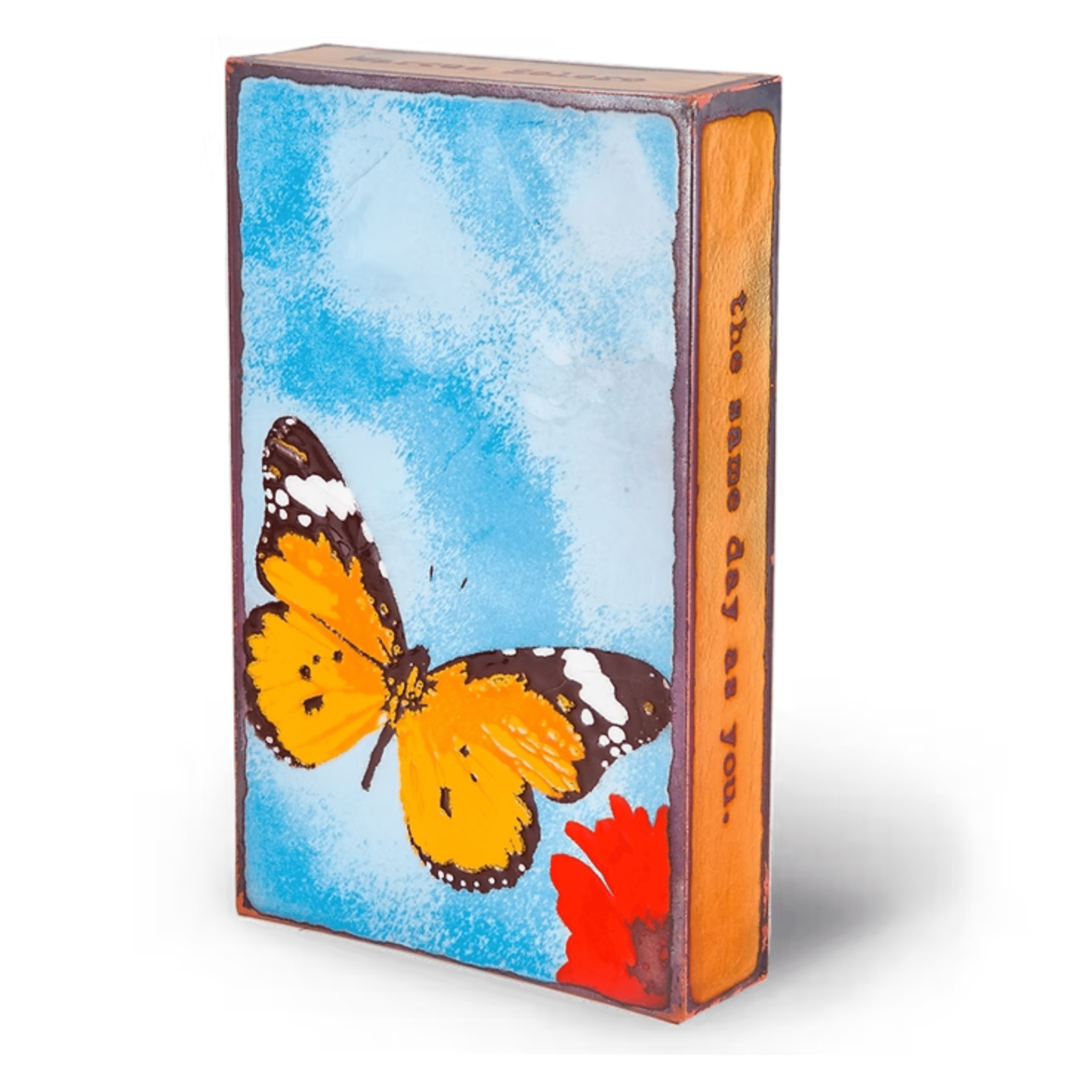 Chrysalis - 228 - Copper Art Block - Lizzy G's Fine Gifts