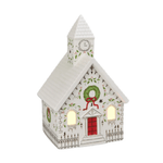 City Church LED Porcelain Christmas Decor - Lizzy G's Fine Gifts