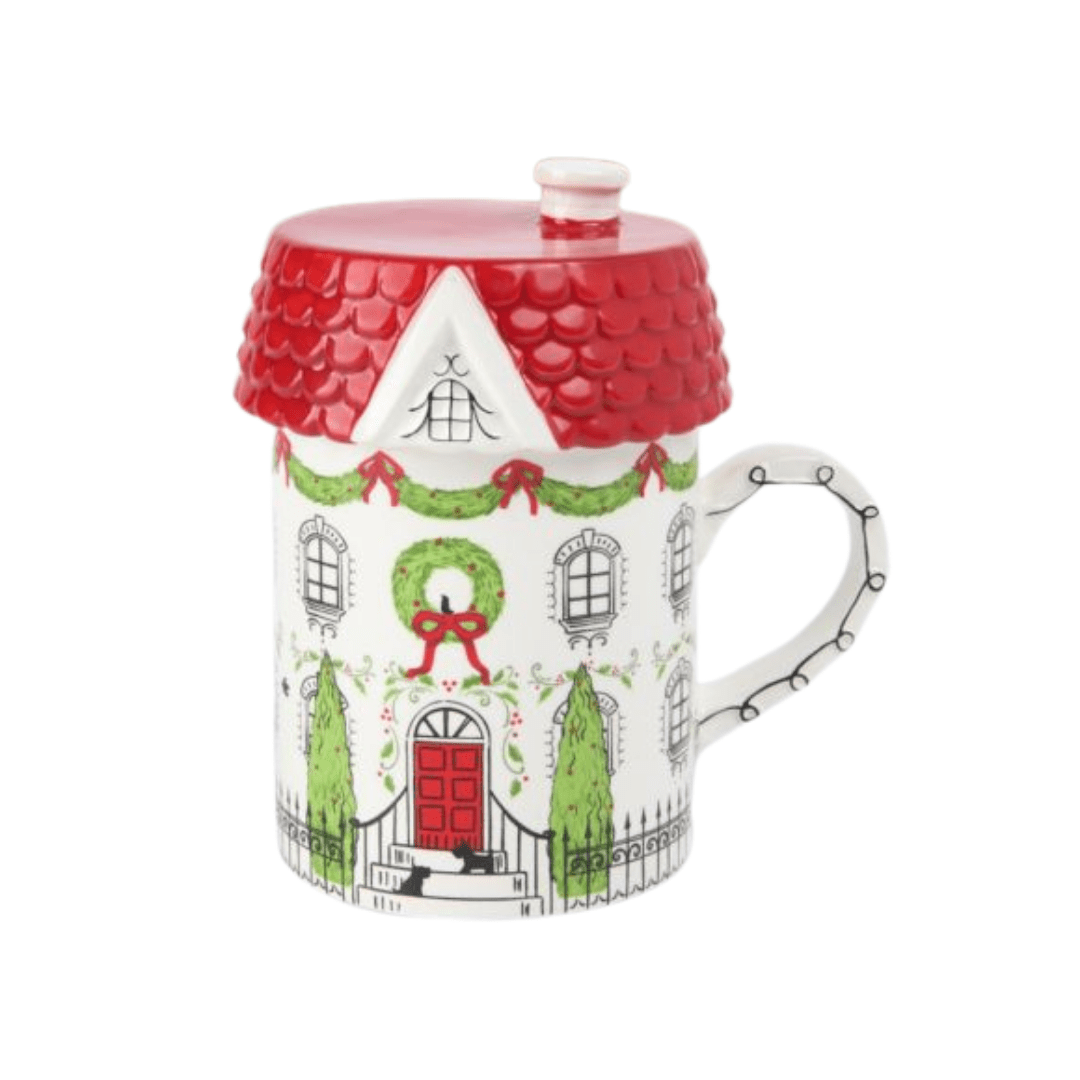 City House Mug with Lid - Lizzy G's Fine Gifts