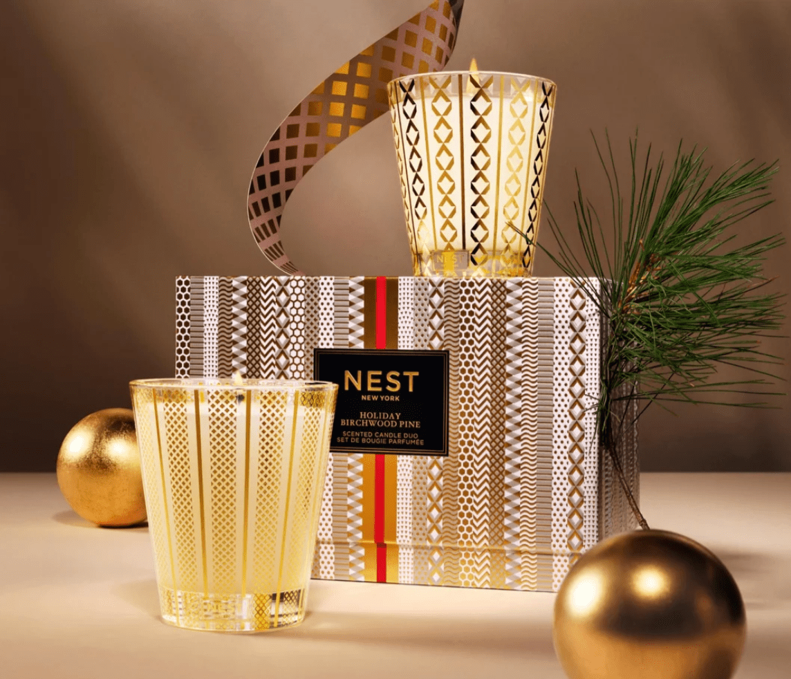 Classic Candle Duo Set - Holiday & Birchwood Pine - Lizzy G's Fine Gifts