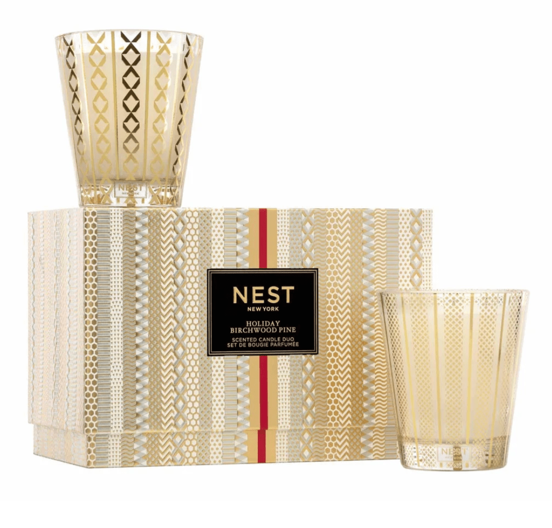 Classic Candle Duo Set - Holiday & Birchwood Pine - Lizzy G's Fine Gifts