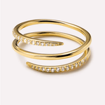 Claw Ring - Oren Triple - Lizzy G's Fine Gifts