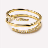 Claw Ring - Oren Triple - Lizzy G's Fine Gifts