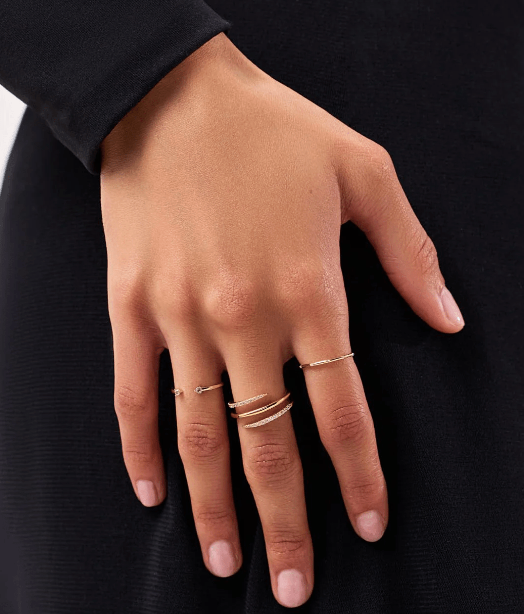 Claw Ring - Oren Triple - Lizzy G's Fine Gifts