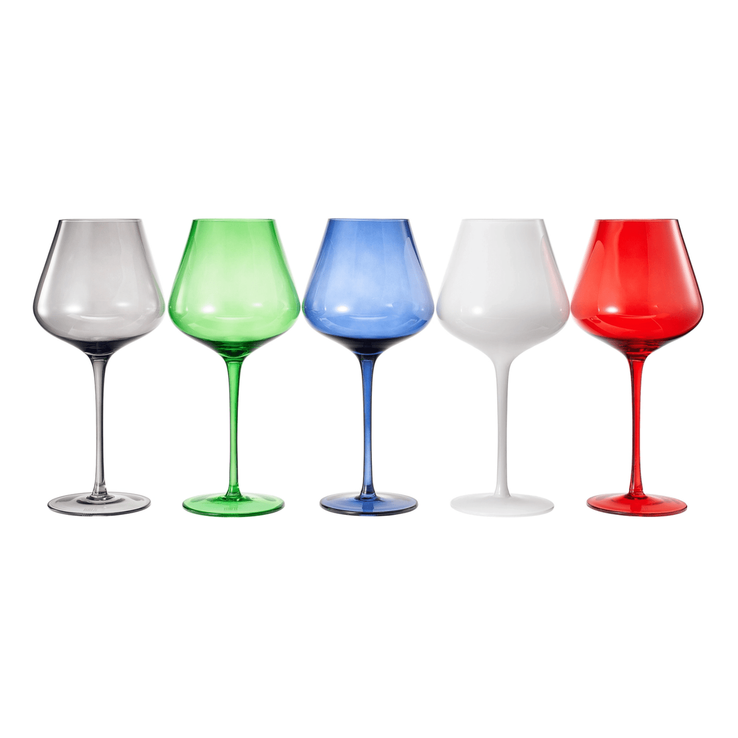 Colors of Paris Wine Glass Set - Lizzy G's Fine Gifts