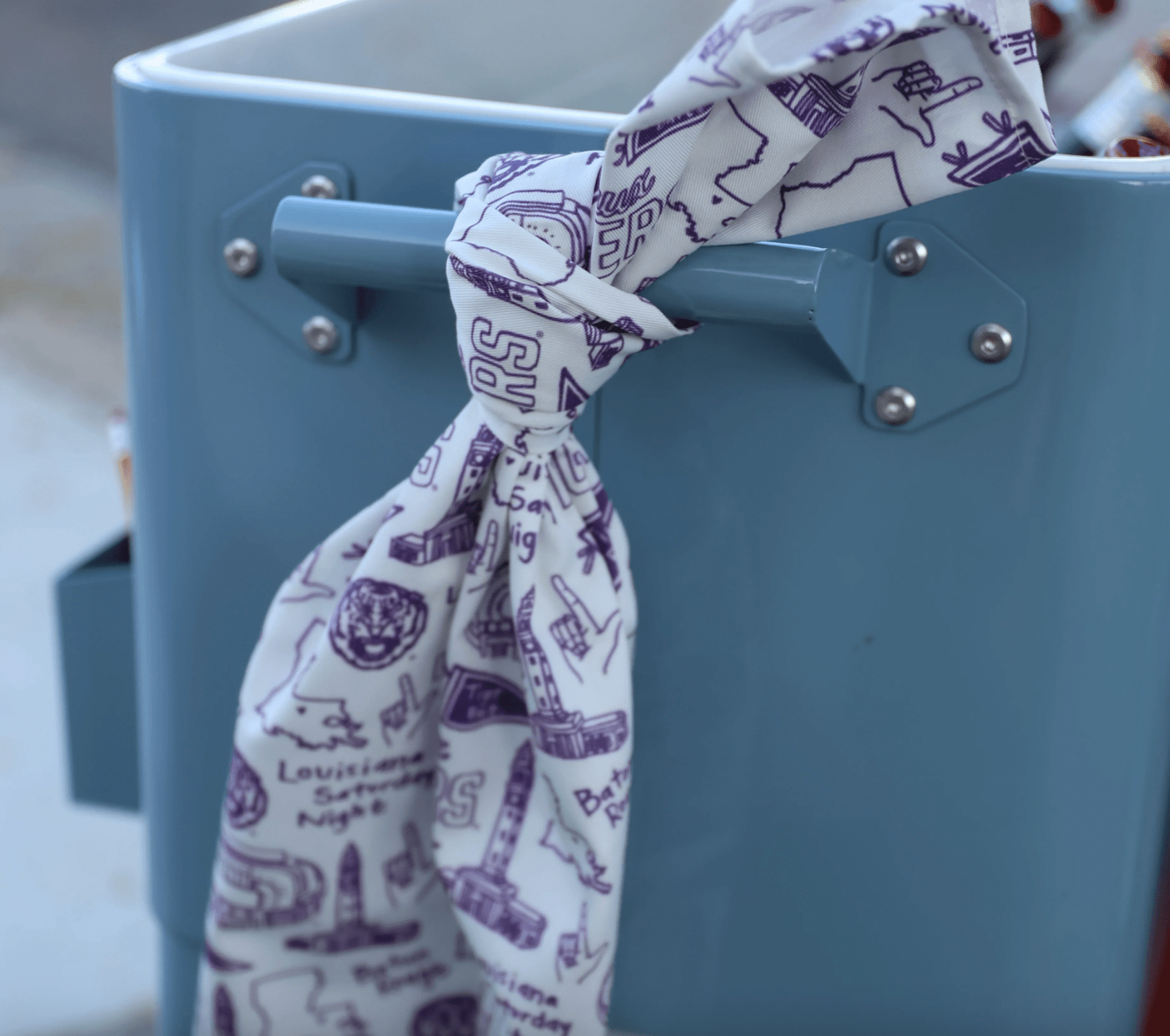 Cotton Kitchen Towel - LSU - Lizzy G's Fine Gifts