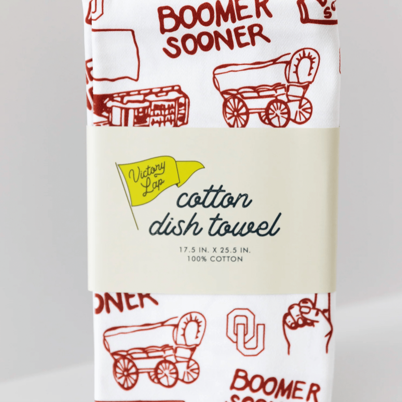 Cotton Kitchen Towel - OU - Lizzy G's Fine Gifts