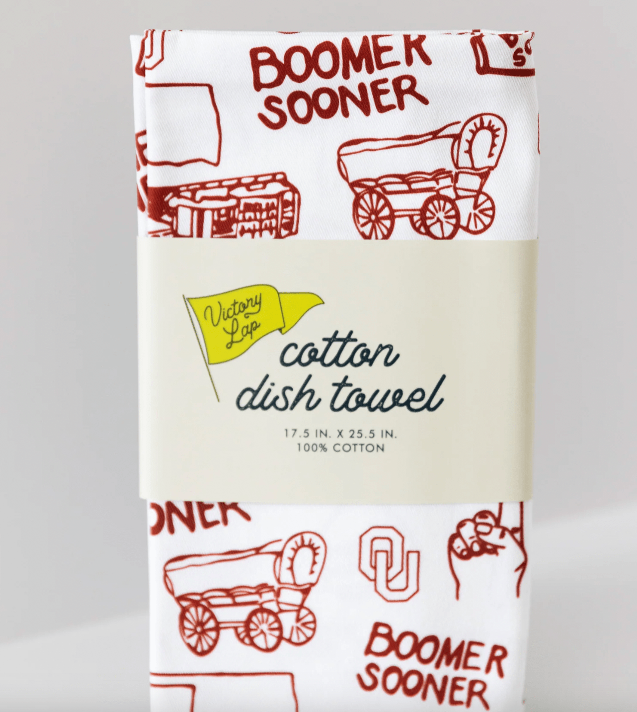 Cotton Kitchen Towel - OU - Lizzy G's Fine Gifts