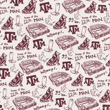 Cotton Kitchen Towel - Texas A&M - Lizzy G's Fine Gifts