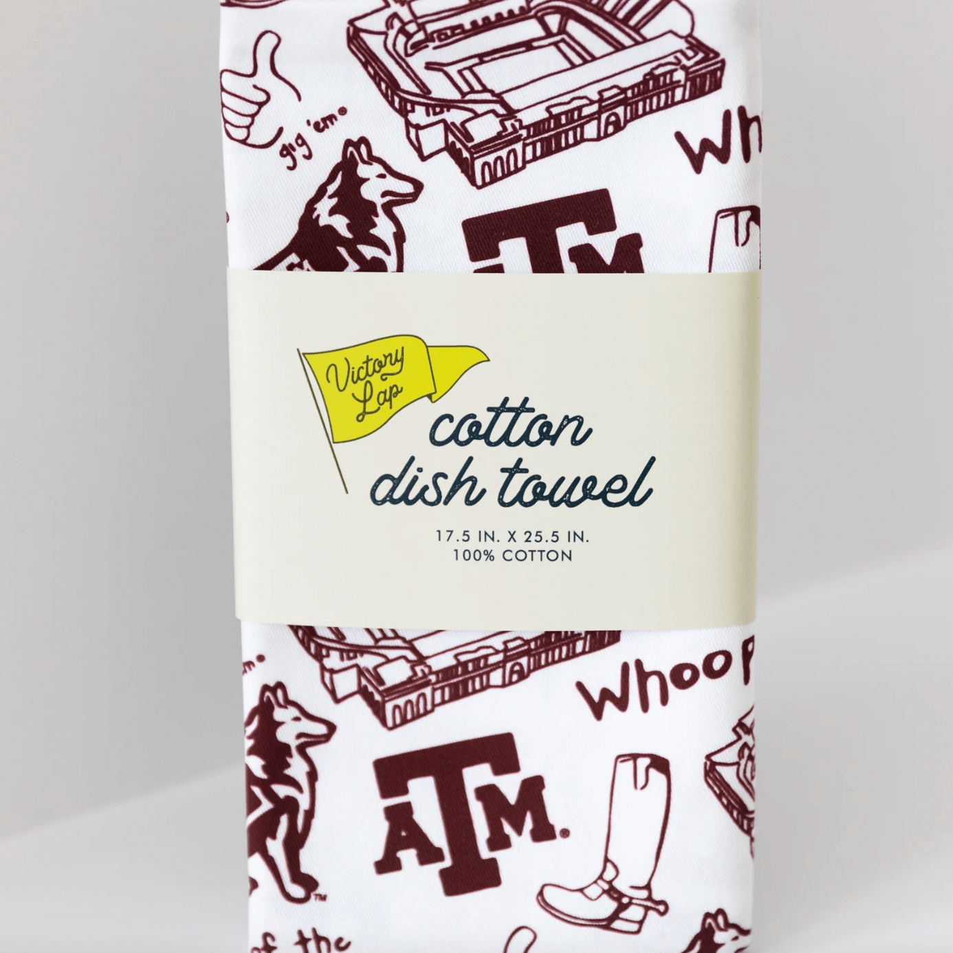 Cotton Kitchen Towel - Texas A&M - Lizzy G's Fine Gifts